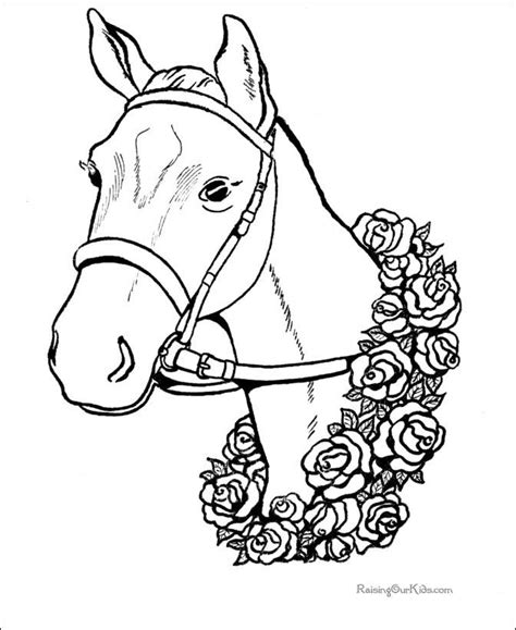 kentucky derby coloring sheet.